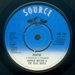 Harold Melvin And The Blue Notes Prayin' Vinyl 7" USED