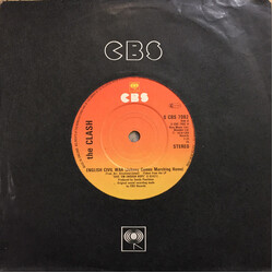 The Clash English Civil War (Johnny Comes Marching Home) Vinyl 7" USED