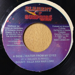 Bounty Killer / Warlord (11) Water From My Eyes Vinyl 7" USED
