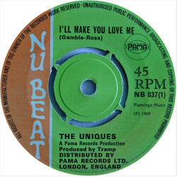 The Uniques I'll Make You Love Me Vinyl 7" USED