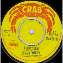 Rudy Mills A Heavy Load Vinyl 7" USED