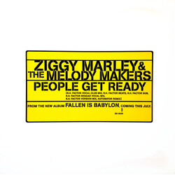Ziggy Marley And The Melody Makers People Get Ready Vinyl 12" USED