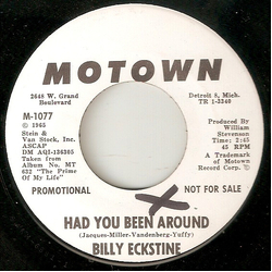 Billy Eckstine Had You Been Around Vinyl 7" USED