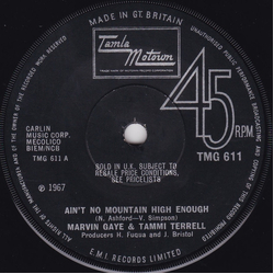 Marvin Gaye / Tammi Terrell Ain't No Mountain High Enough Vinyl 7" USED
