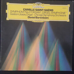Camille Saint-Saëns / Gaston Litaize / Chicago Symphony Orchestra / Daniel Barenboim Symphony No.3 "Organ" · „Orgel-Symphonie“ Vinyl LP USED