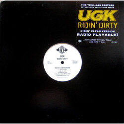 UGK Ridin' Dirty (Ridin' Clean Version) Vinyl LP USED