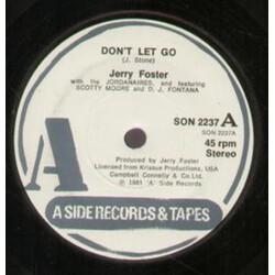 Jerry Foster Don't Let Go USED VINYL 7INCH 45 RPM STEREO
