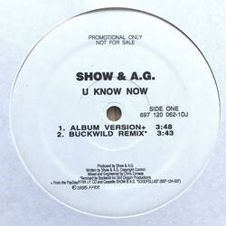 Showbiz & A.G. U Know Now Vinyl 12" USED