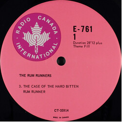 Unknown Artist The Rum Runners Vinyl LP USED