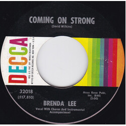 Brenda Lee Coming On Strong / You Keep Coming Back To Me USED VINYL 7INCH 45 RPM SINGLE