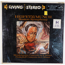 Jascha Heifetz / Charles Munch / Boston Symphony Orchestra / Felix Mendelssohn-Bartholdy / Sergei Prokofiev Concerto In E Minor / Concerto In G Minor 