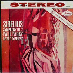 Jean Sibelius / Paul Paray / Detroit Symphony Orchestra Symphony No. 2 Vinyl LP USED