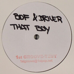 B.O.F / Paolo Driver That Boy Vinyl 12" USED