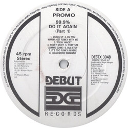 99.9% Do It Again (Part One) Vinyl 12" USED