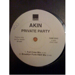 Akin Private Party Vinyl 12" USED