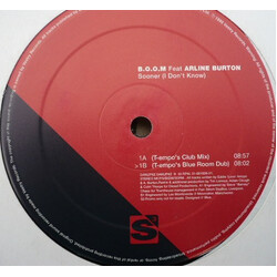 B.O.O.M. Sooner (I Don't Know) Vinyl 12" USED