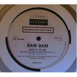 Bam Bam Give It To Me (Double Trouble Extended Remix) Vinyl 12" USED