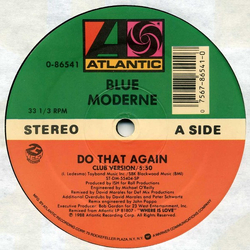 Blue Moderne Do That Again Vinyl 12" USED