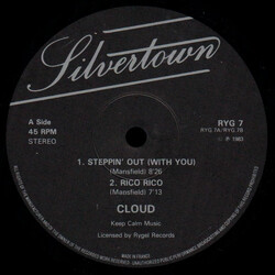 Cloud (2) Steppin' Out (With You) Vinyl 12" USED