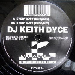 DJ Keith Dyce Everybody Vinyl 12" USED
