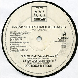 Doc Box & B. Fresh Slow Love Vinyl 12" USED