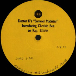 Doctor K. / Cheekie B Doctor K's "Summer Madness" Vinyl 12" USED