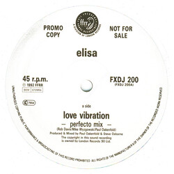 Elisa (15) Love Vibration Vinyl 12" USED