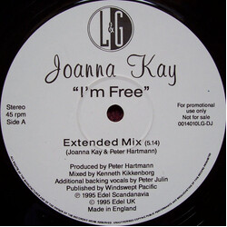 Joanna Kay I'm Free Vinyl 12" USED