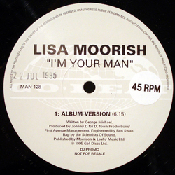 Lisa Moorish I'm Your Man Vinyl 12" USED