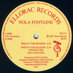 Nola Fontaine What's The Reason Vinyl 12" USED