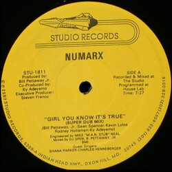 Numarx Girl You Know It's True Vinyl 12" USED