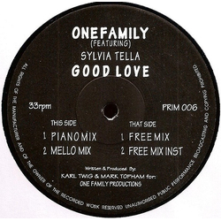 One Family (3) / Sylvia Tella Good Love Vinyl 12" USED
