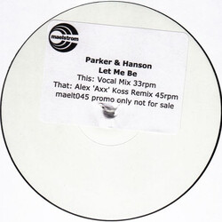 Parker & Hanson Let Me Be Vinyl 12" USED