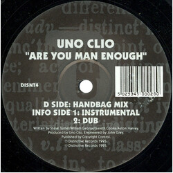 Uno Clio Are You Man Enough Vinyl 12" USED