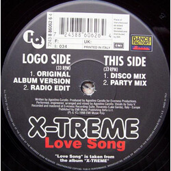 X-Treme Love Song Vinyl 12" USED