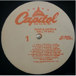 René & Angela Wall To Wall Vinyl LP USED