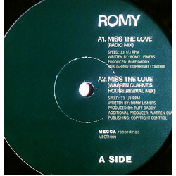 Romy Lisners Miss The Love Vinyl 12" USED