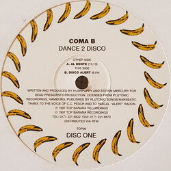 Coma B Dance 2 Disco Vinyl 12" USED
