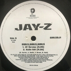 Jay-Z Girls, Girls, Girls Vinyl 12" USED