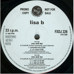 Lisa B You And Me Vinyl 12" USED