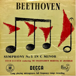 Ludwig van Beethoven / Erich Kleiber / Concertgebouworkest Symphony No 5 In C Minor Opus 67 Vinyl LP USED