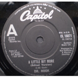 Dr. Hook A Little Bit More Vinyl 7" USED