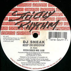 DJ Sneak Keep On Groovin' Vinyl 12" USED