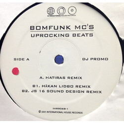 Bomfunk MC's Uprocking Beats Vinyl 12" USED