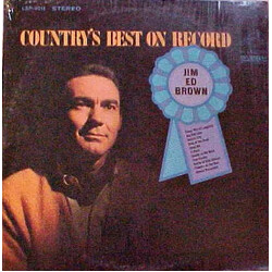 Jim Ed Brown Country's Best On Record Vinyl LP USED