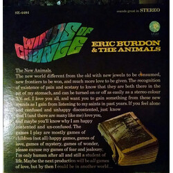 Eric Burdon & The Animals Winds Of Change Vinyl LP USED