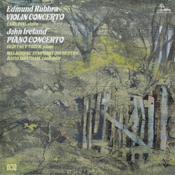 Edmund Rubbra / Carl Pini / John Ireland / Geoffrey Tozer (2) / Melbourne Symphony Orchestra / David Measham Violin Concerto / Piano Concerto Vinyl LP