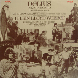 Frederick Delius / Gustav Holst / Ralph Vaughan Williams / Julian Lloyd Webber / Philharmonia Orchestra / Vernon Handley Cello Concerto / Invocation /