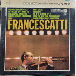 Zino Francescatti / Niccolò Paganini / Camille Saint-Saëns Paganini + Saint Saëns Vinyl LP USED