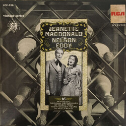 Jeanette MacDonald / Nelson Eddy 16 Nostalgic Original Recordings Of Music From Their Golden Years In Hollywood Vinyl LP USED